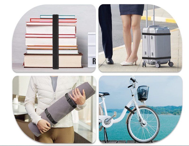 Dekobänder: breites Klettband-Kabelbinder, wiederverwendbar – Neu (gemäss Beschreibung) aus Thun von 365buy 5
