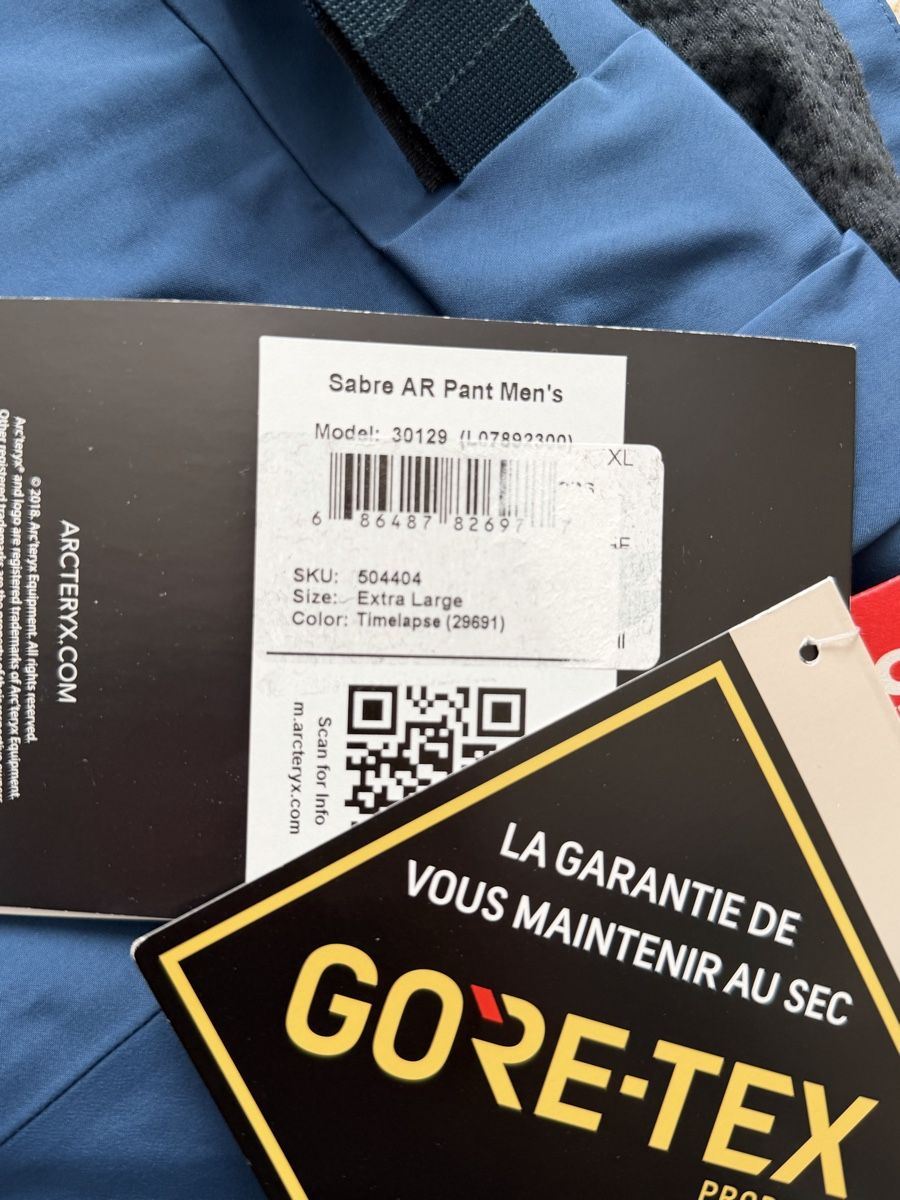 Sci: Arcteryx AR Sabre Pant XL Neu – Nuovo e nell'imballaggio originale da Thun venduto da sabcar 2
