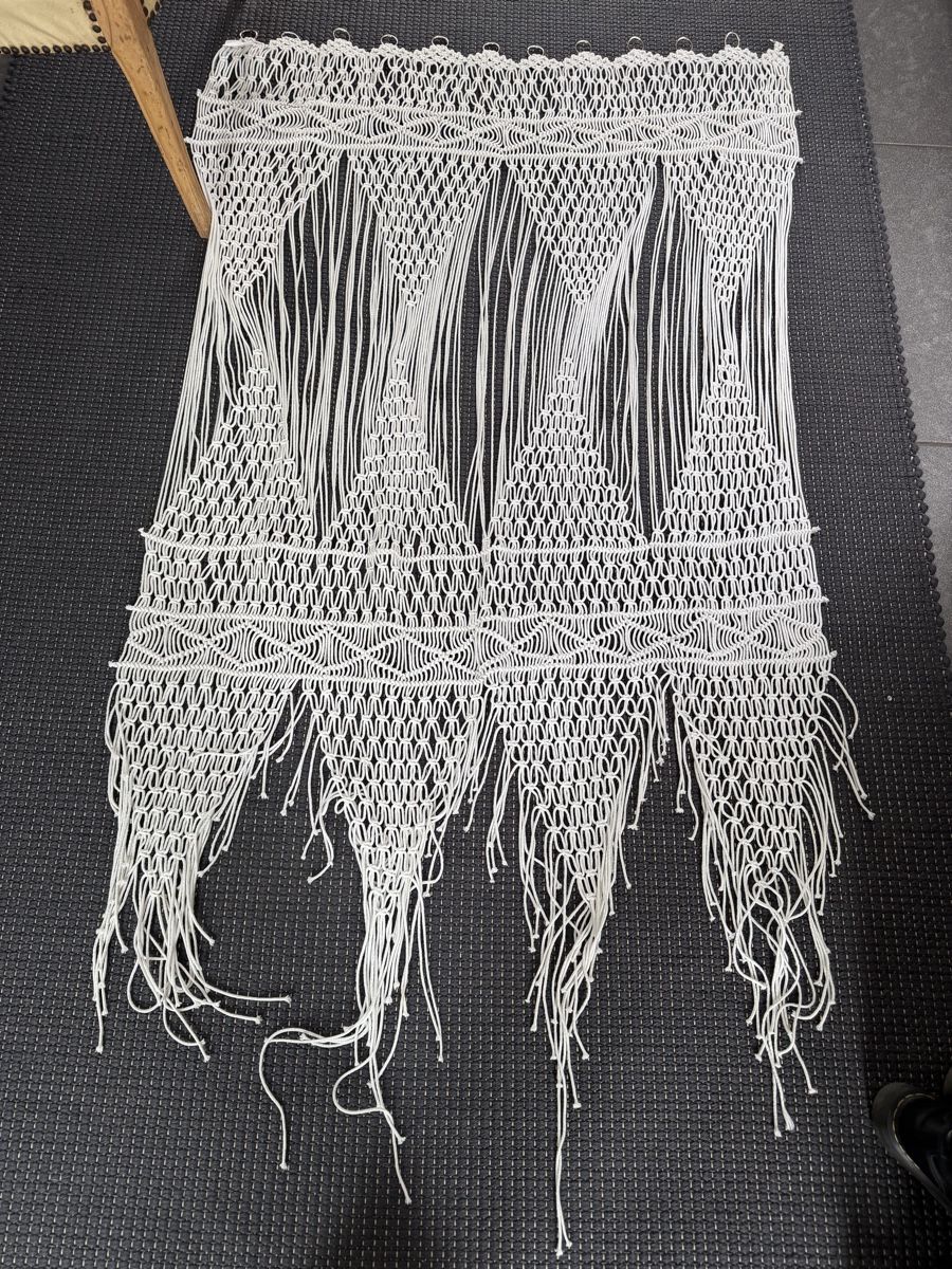 Tende: Makramee Vorhang Baumwolle 180x105cm – Usato da Staufen venduto da Elina08
