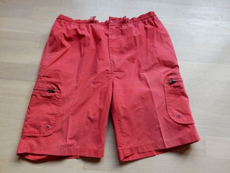 Lässige Segelhose ❤️ Yachting Bermudas Herren rot WIE NEU