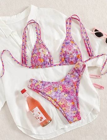 🌸Blumen Bikini Set M - Neu - Gratis Versand - Wenige Stück