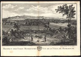 Mühlhausen von Herrliberger 1754
