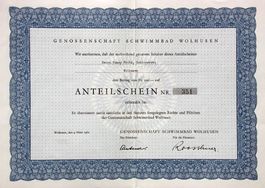 Genossenschaft Schwimmbad Wolhusen - 1962