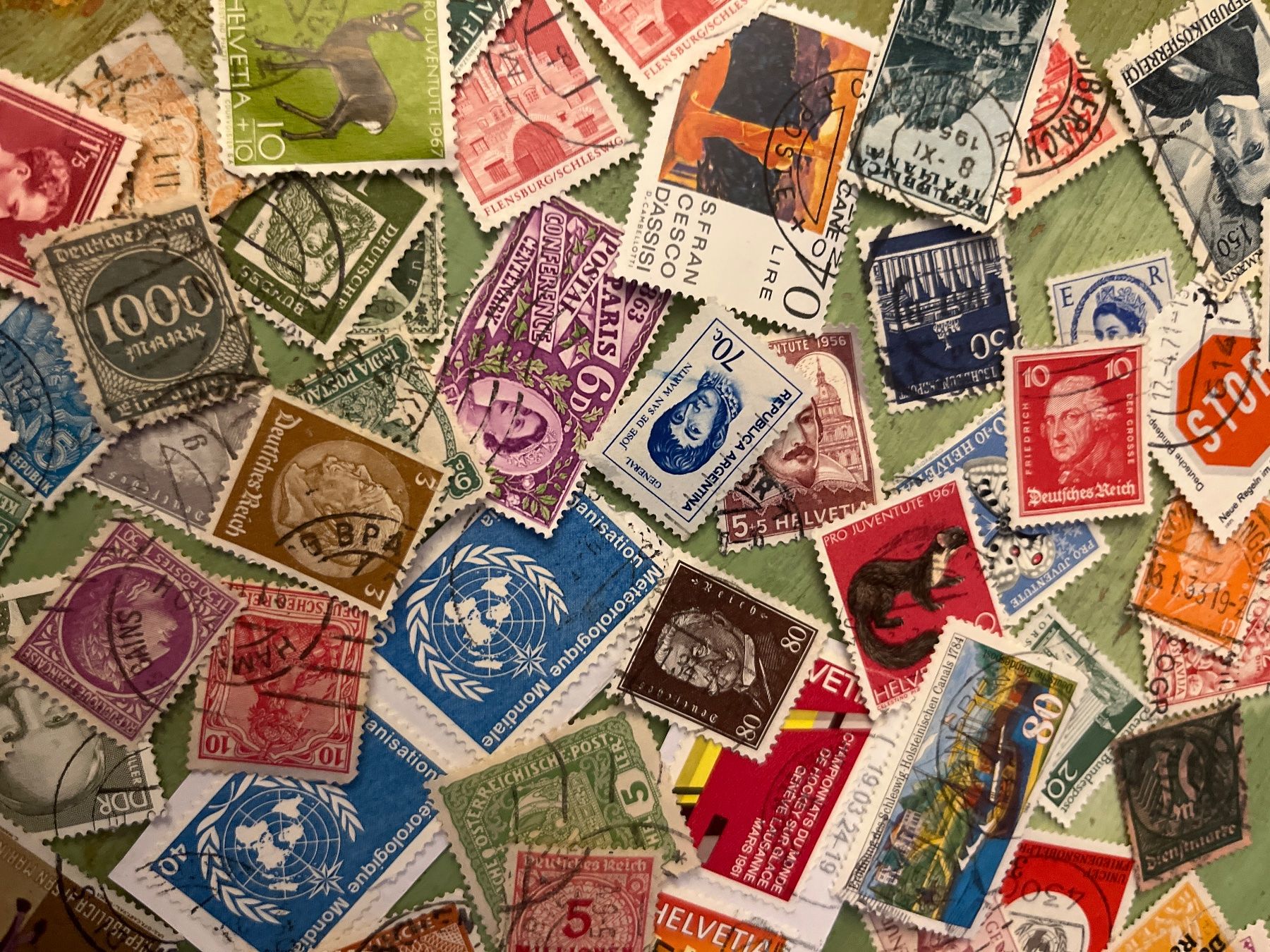 Tutti i francobolli: Lot 63: Lot mix mit Briefmarke – Usato da Chiasso venduto da AzenYa 1