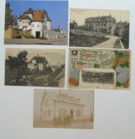 Aesch BL Rest. Jura an der Bahnhofstr.1917; Dorfansicht 1915