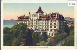 Lausanne - Royal Hotel - Litho