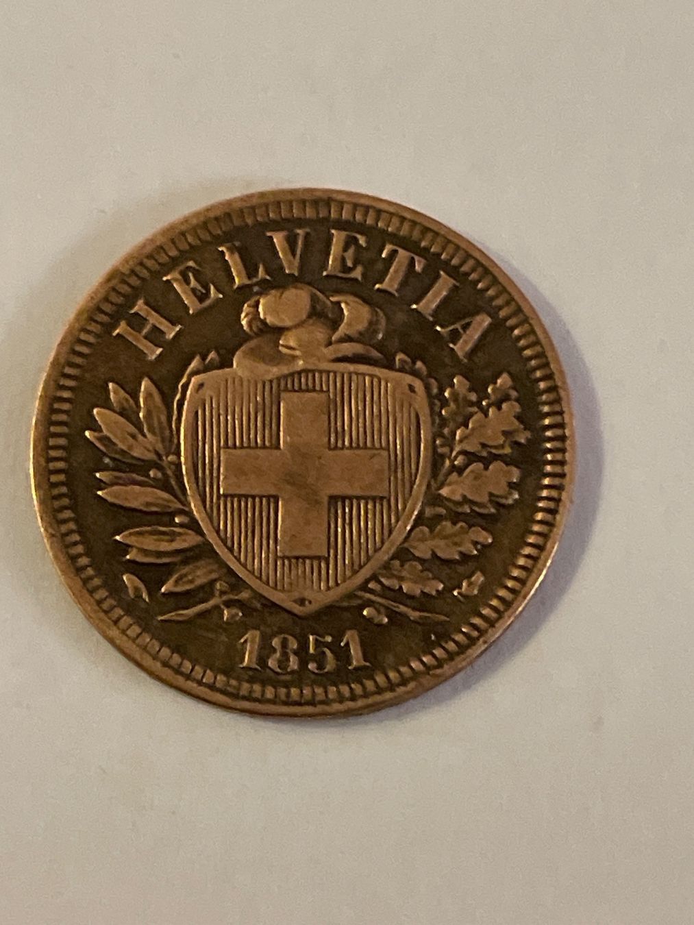 Tutti le monete: Münze 2 Rappen 1851 – Usato da Schlossrued venduto da Tkanada 1