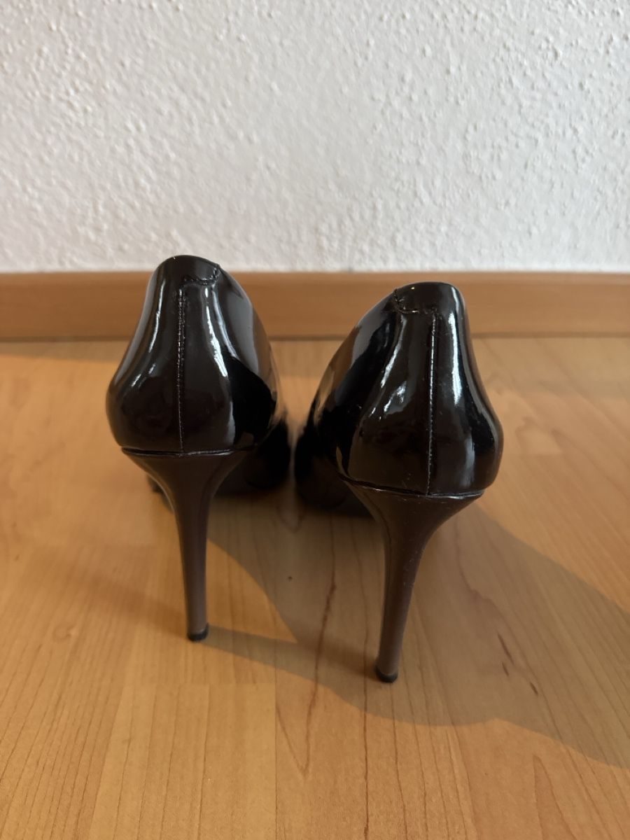 Damenschuhe: Bianco Pumps Lackoptik braun – Gebraucht aus Degersheim von wul_5vdb 3