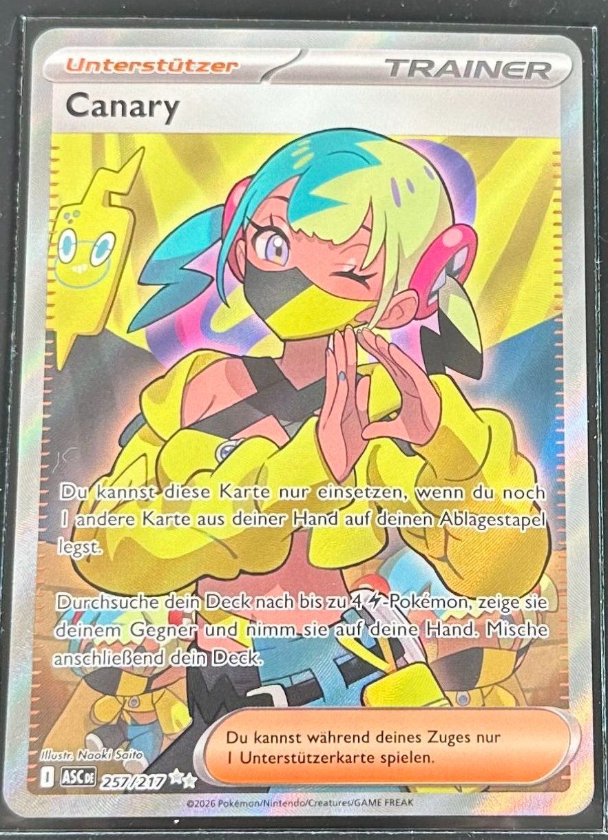 Pokémon Carte collezionabili: Canary 257/217 Deutsch Pokémon Trainer – Nuovo (secondo la descrizione) da Dübendorf venduto da TrimTrend 1