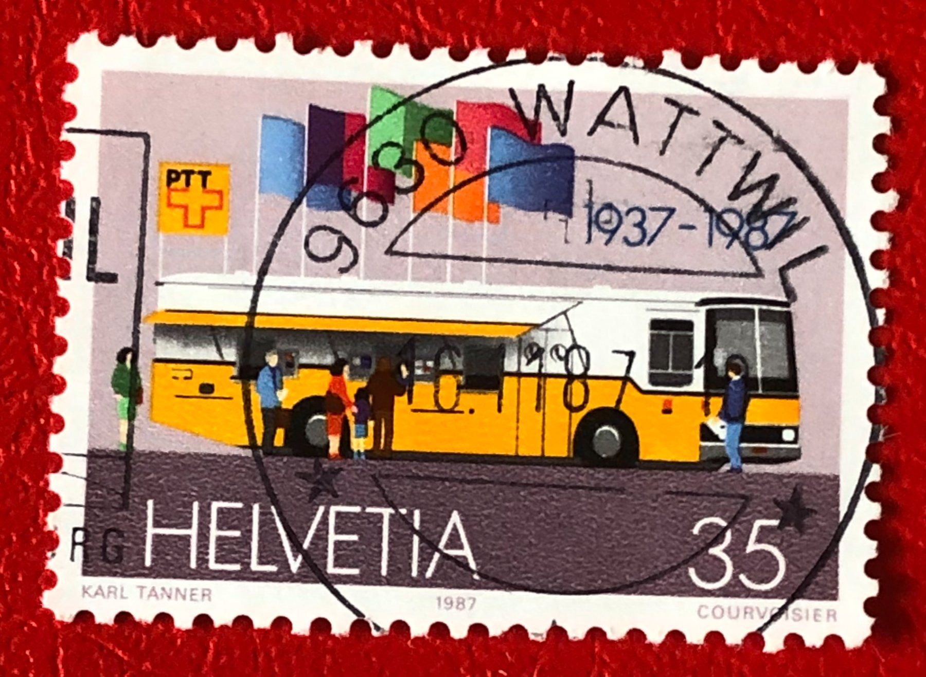 Tutti i francobolli: Nr.743 mit Stempel Wattwil – Usato da Aarau venduto da Billa007
