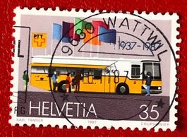 Nr.743 mit Stempel Wattwil