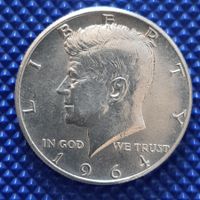 1964 Kennedy Half Dollar en argent