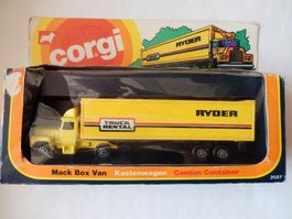 Mack Truck - Truck Rental " Ryder" -Corgi  -Great Britain %%