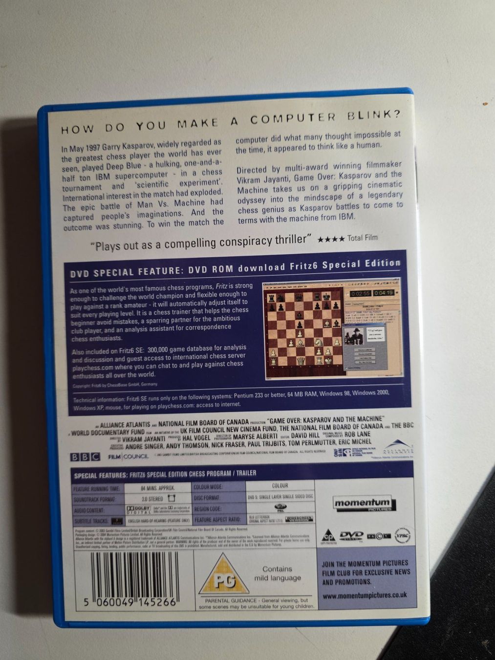 Tutti i DVDs: DVD - Games Over - Kasparov and the Machine – Usato da Walterswil BE venduto da Lonitti 1