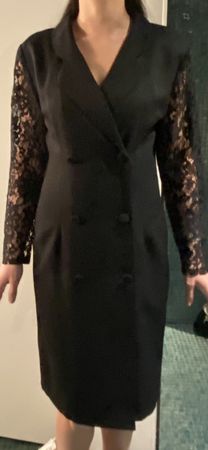 Schwarze Abend Kleid  in Grösse S