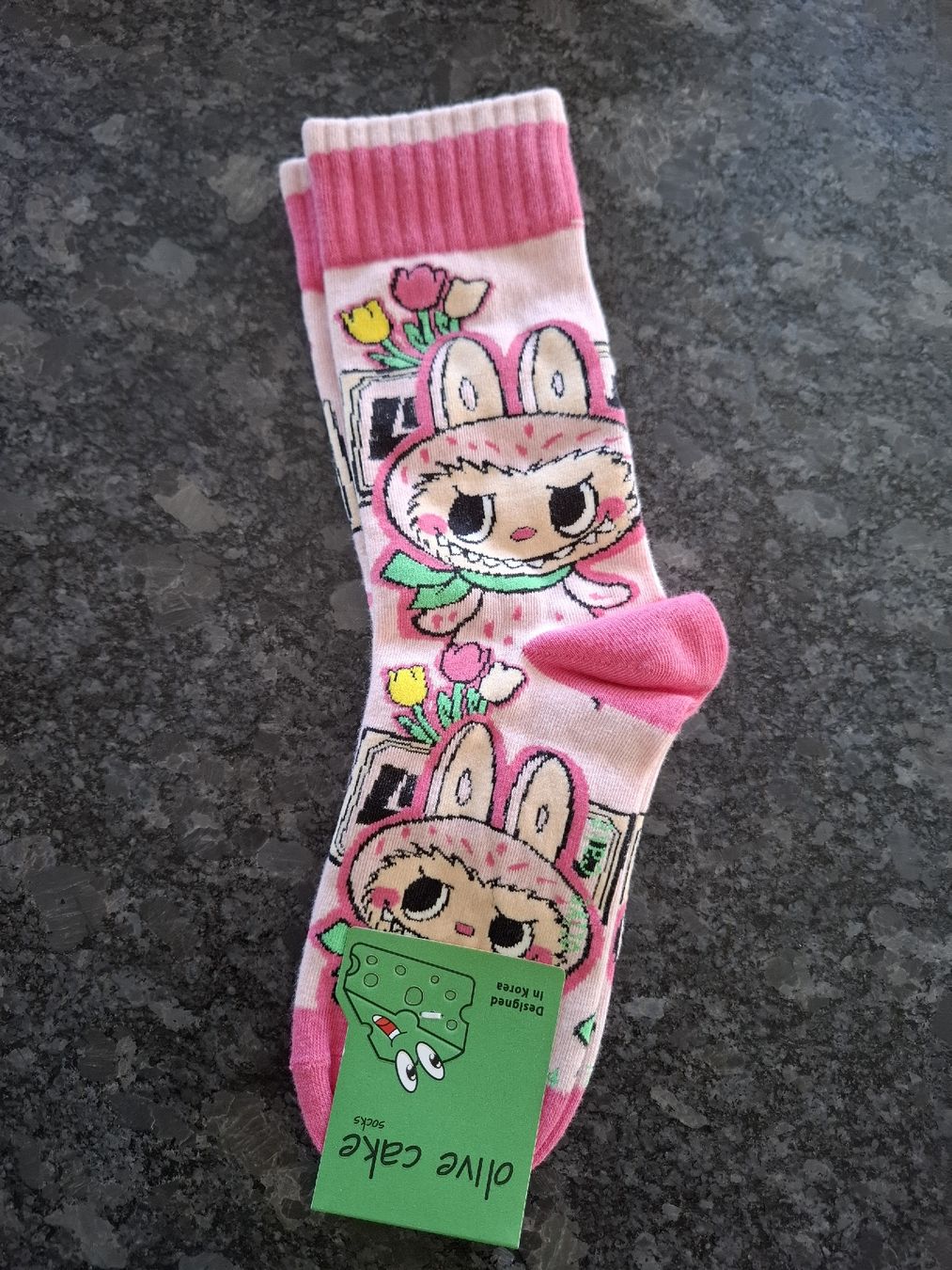 Calze per bambini: chaussettes Labubu, 35-37 – Nuovo e nell'imballaggio originale da Tramelan venduto da yok-yok