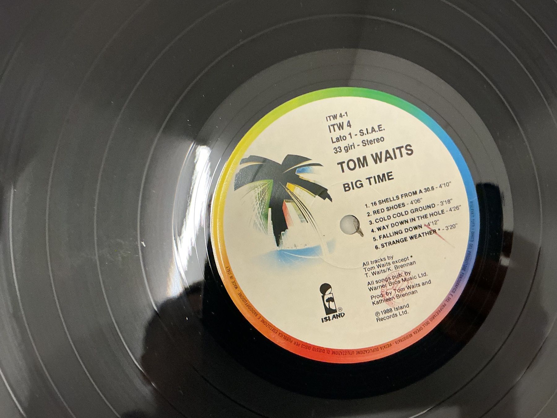 Dischi in vinile: Tom Waits LP - Big Time Vinyl – Usato da Winterthur venduto da Tumko_7_Vinyl 1