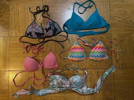 Lot de 5 hauts de maillot de bain - Taille S/M
