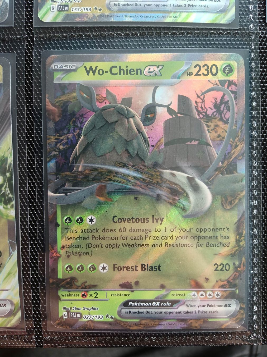 Pokémon Carte collezionabili: Wo-Chien ex – Usato da Altstätten SG venduto da GGsGameshop