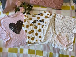 Three WONDERFUL girls tops age 4-5 years 110cm/116cm