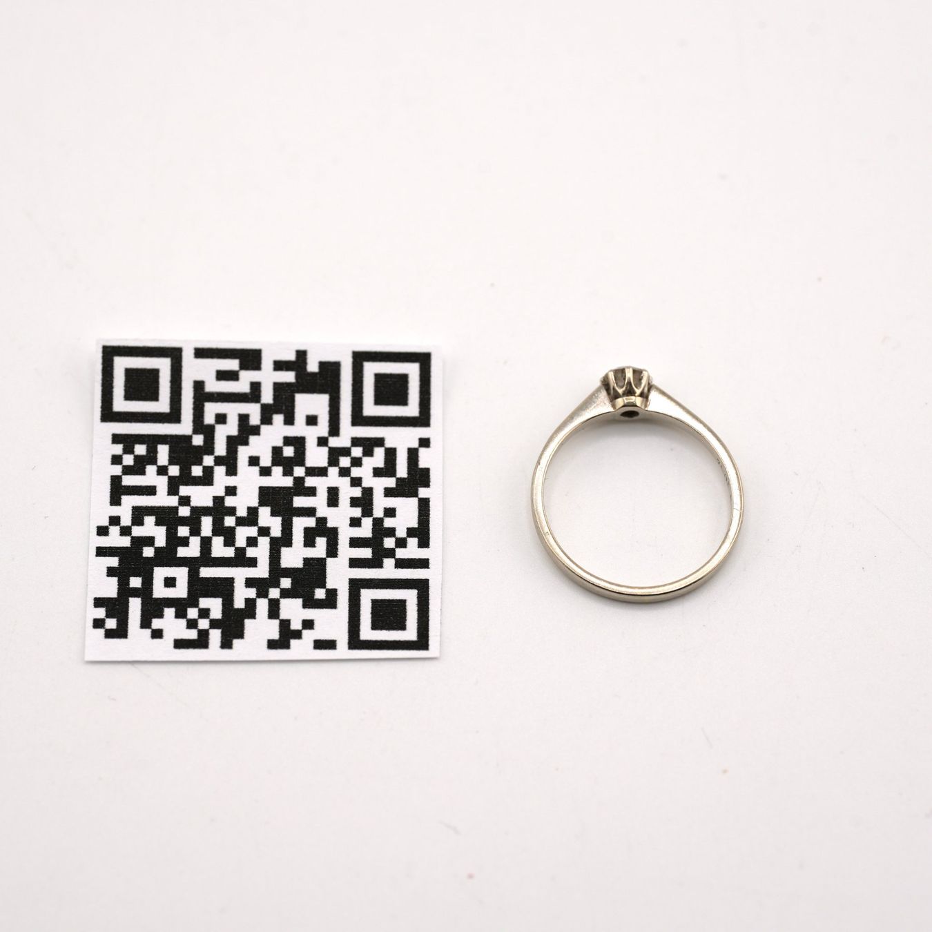 Ringe: Solitärring Weissgold 18K – Gebraucht aus Basel von Vip24 4