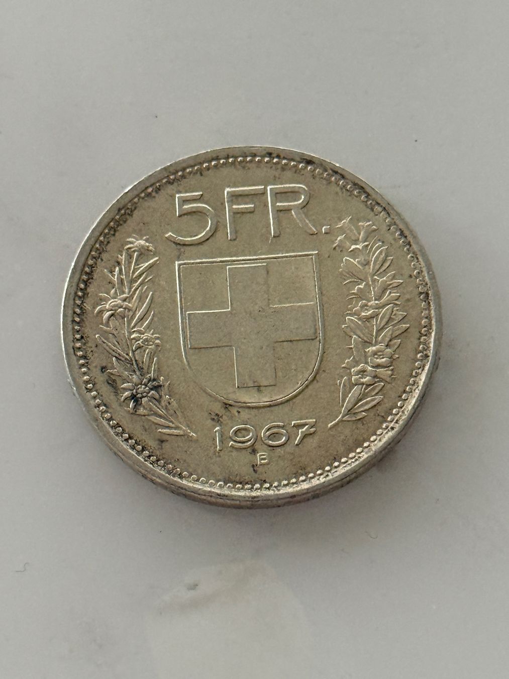 Alle Münzen: 5 Franken 1967  Silber – Gebraucht aus Wallisellen von SWISS_SILVER1 1