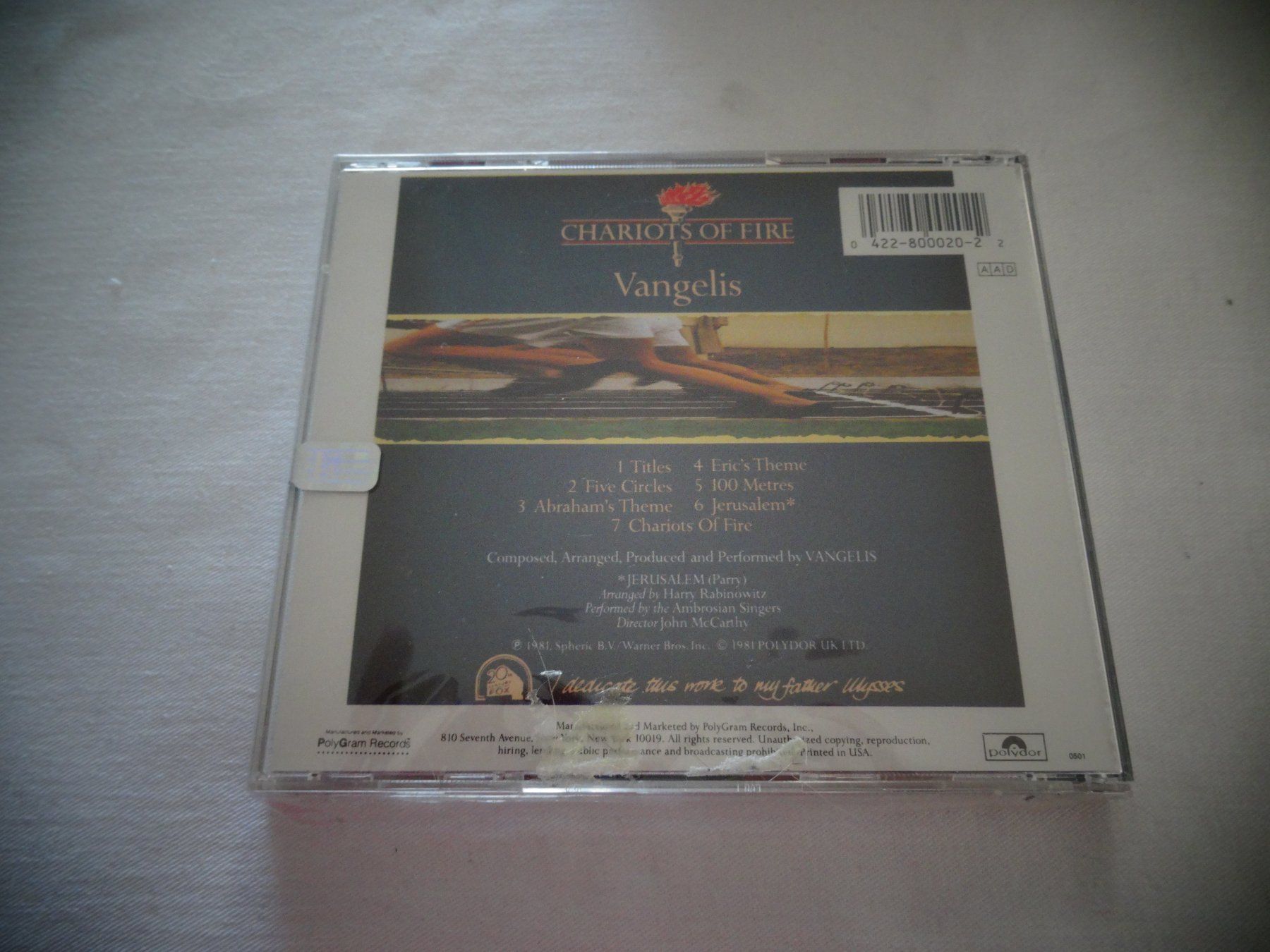 CDs: CD Vangelis – Neuf avec emballage d'origine à Neerach par jenny062 1