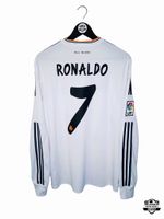 RONALDO #7 Original Real Madrid 2013-14 Home Trikot LS