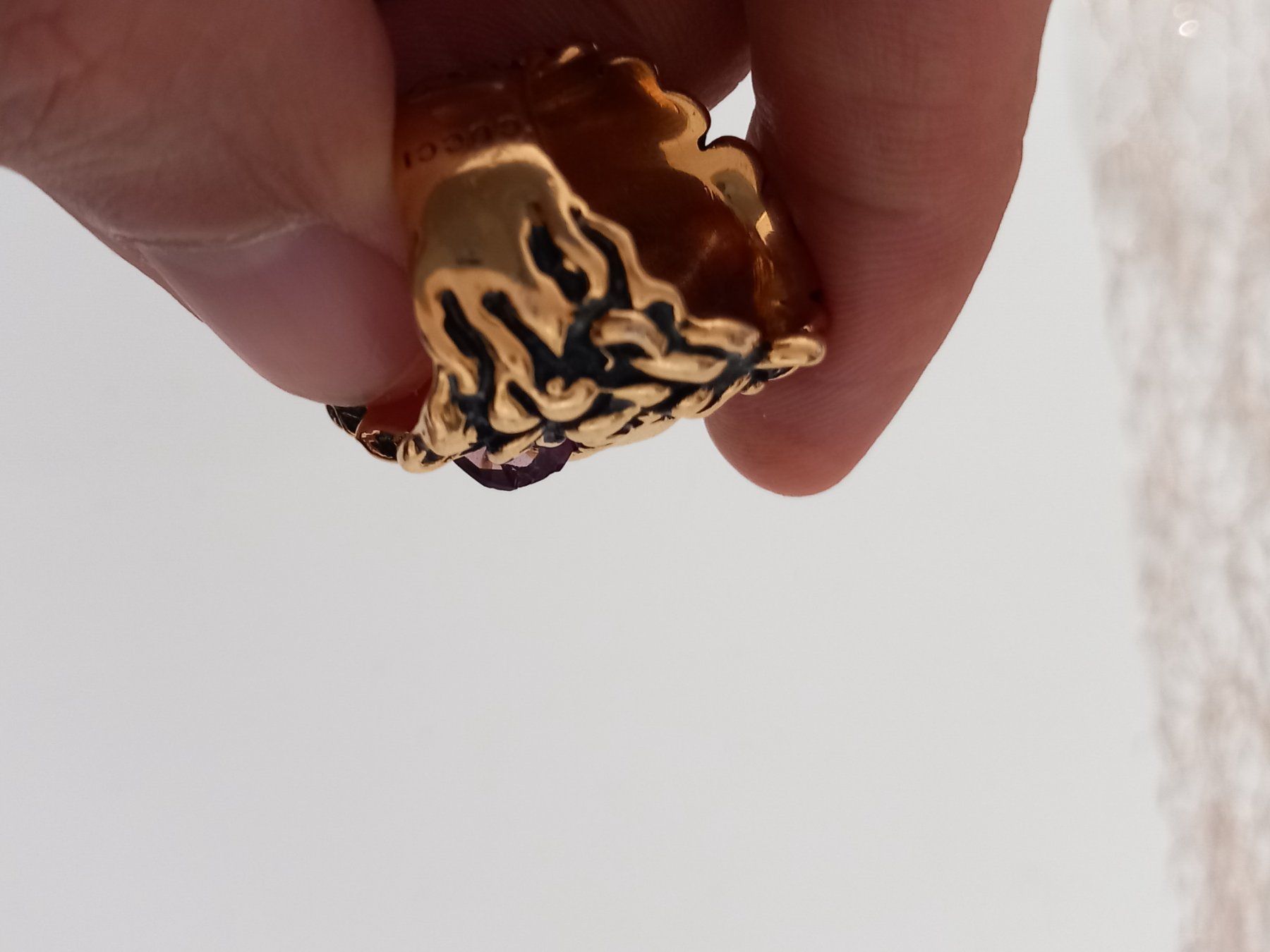 Gucci Anelli: Gucci bague avec crystal – Usato da Genève venduto da GenevaLuxury 8