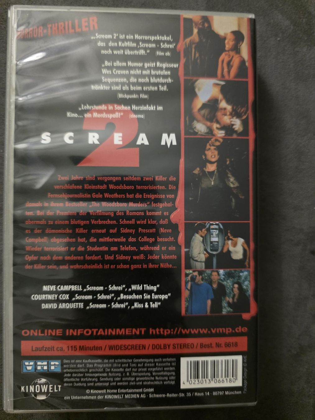 Toutes les VHS: VHS Scream 2 – D'occasion à Dietlikon par Audipower1981 1