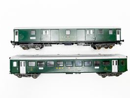 Fleischmann SBB Gepäckwagen + Personenwagen H0 Zürich-Luzern