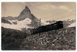 Bergbahn Zermatt-Gornergrat um 1925