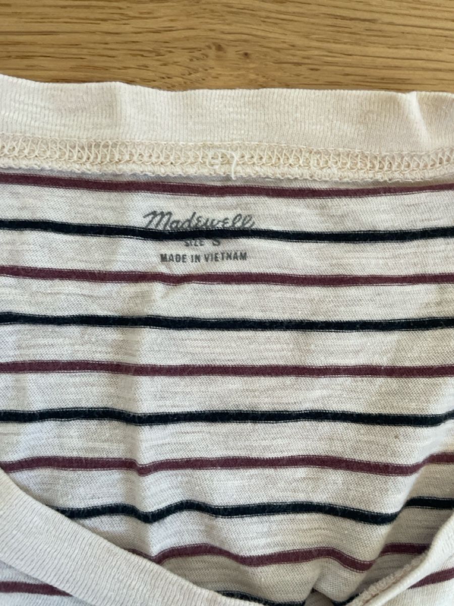 T-shirt: Madewell Tshirt gestreift S – Usato da Zürich venduto da M500ZH 1