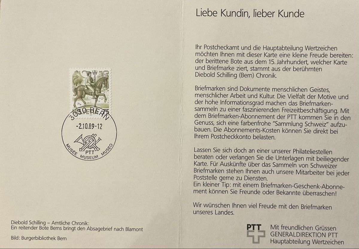 Tutti i francobolli: Briefmarke – Usato da Mönchaltorf venduto da steffierz