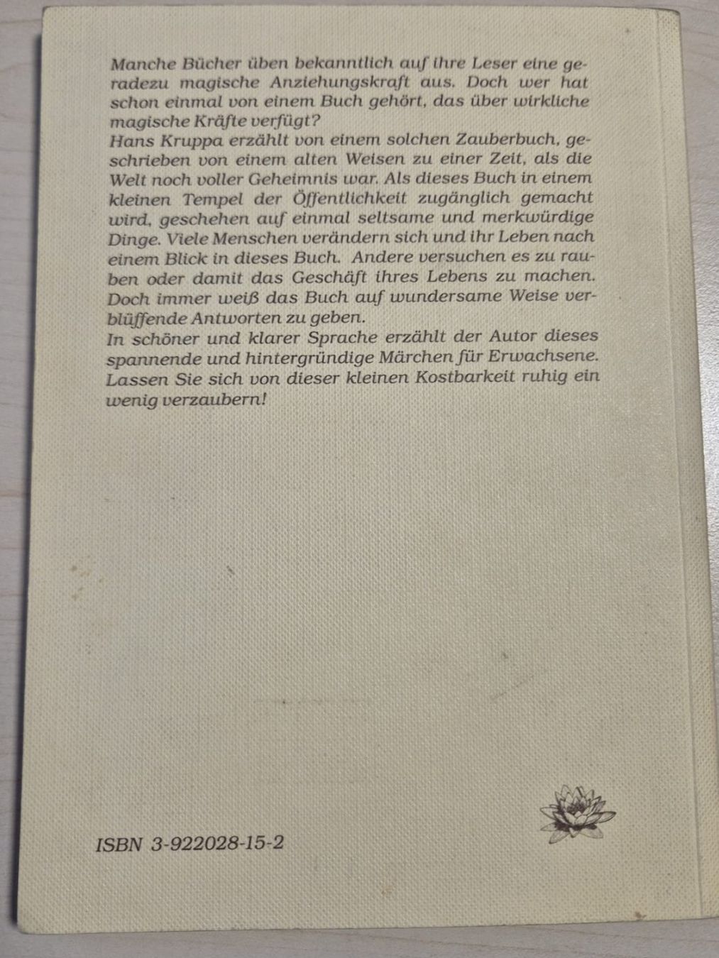 Libri: Das Zauberbuch - Hans Kruppa  - Ein Märchen – Usato da Krauchthal venduto da SamsPuce 1