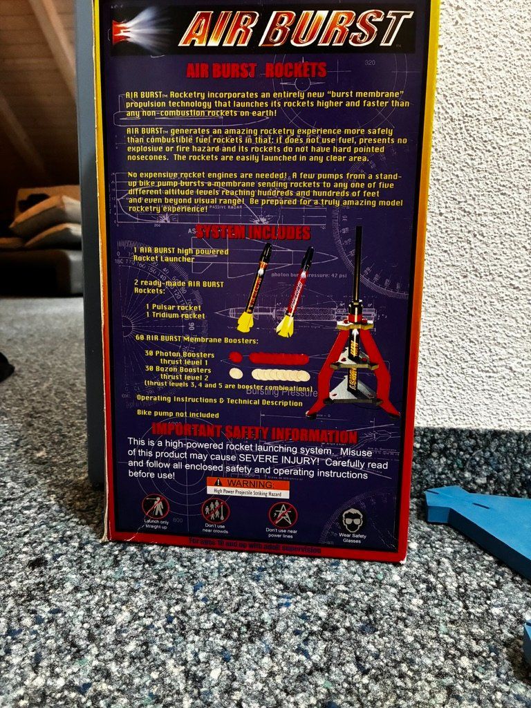 Giocattoli: Air Burst Rockets, Spielzeug-Set – Usato da Hermetschwil-Staff venduto da sch_z9nc 2