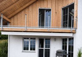 Balkon Geländerpfosten Stahl feuerverzinkt
