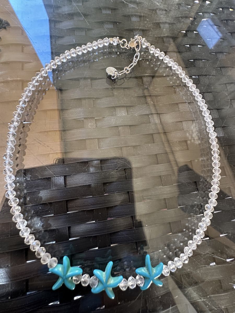 Catenine: Bergkristall Kette mit Howlith Sternchen  – Nuovo e nell'imballaggio originale da Kriens venduto da Hortensie6 2