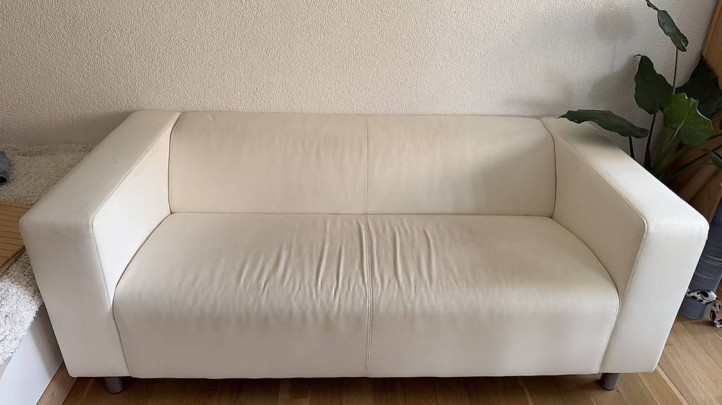 Sofas: Kunstledercouch beige – Gebraucht aus Zürich von theresa.st 3