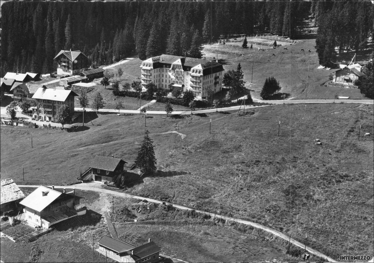 Cartoline postali: Morgins VS // Luftbild en avion 1964 – Usato da Basel venduto da intermezzo12