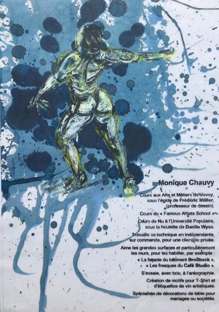 Dipinti: Tableau "Rêve" de Monique Chauvy – Usato da Peseux venduto da CatiArt 1