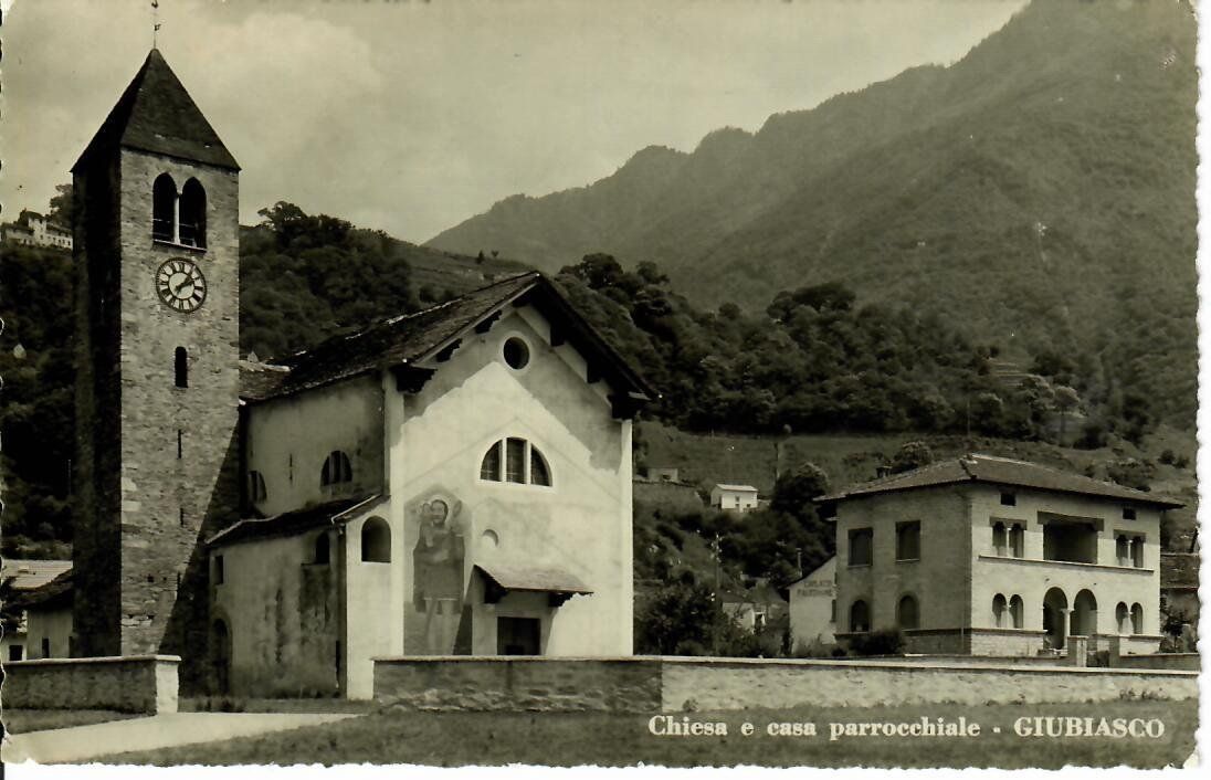 Cartoline postali: Chiesa e casa parrocchiale - Giubiasco – Usato da Hochdorf venduto da Ziegel-16