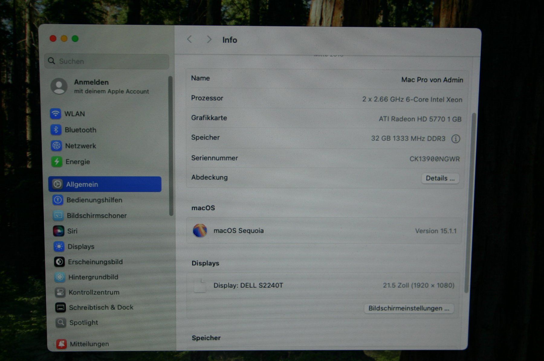 Apple PC: MAC Pro MACPro 2010 Dual-CPU mit originalem Cinema Display – Usato da Stettlen venduto da Bigjm 6