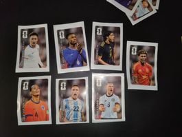🔥Panini - 7 verschiedene Coca Cola Panini Sticker