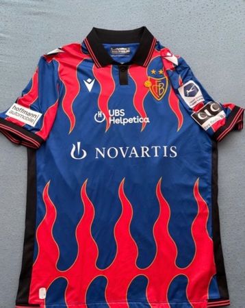 FC Basel Matchworn Trikot Barišić 2024/25 Original getragen
