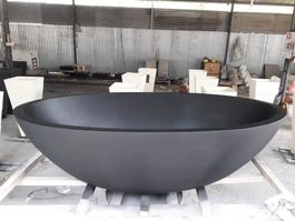 Badewanne Freistehende Bad Wanne Terrazzo Stein Resin Basin