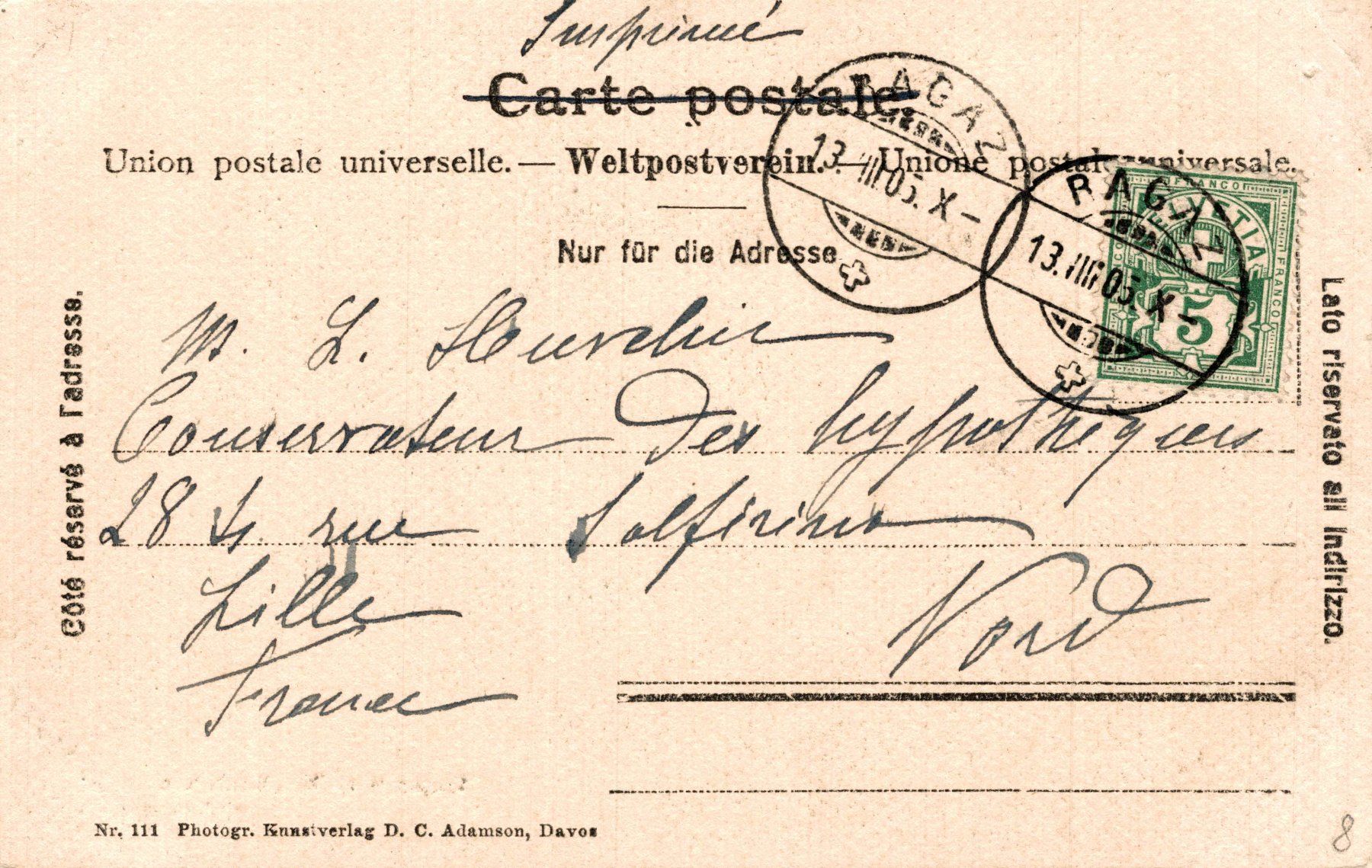 Cartes postales: Ragaz vom Weidlischstein – D'occasion à Bronschhofen par Astore 1