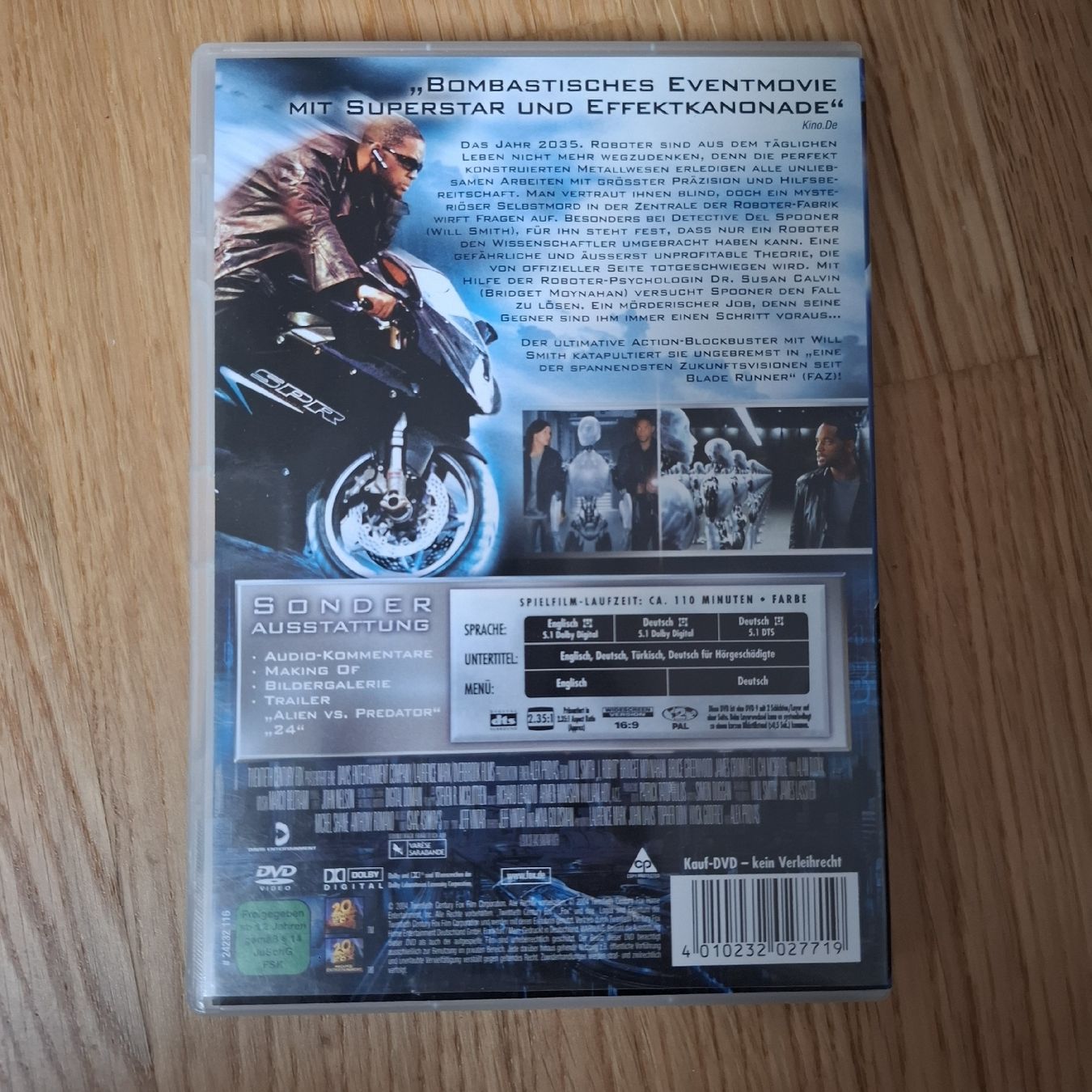 Tutti i DVDs: DVD i, Robot Will Smith – Usato da St. Gallen venduto da emi_nfh9 1