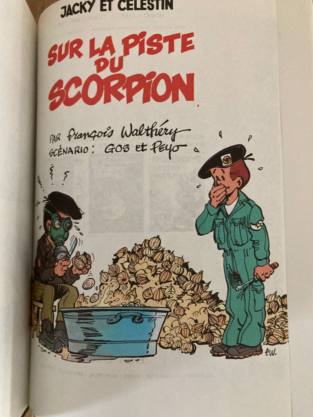 Comics: Walthéry-Sur la piste du scorpion-EO 1985 – Gebraucht aus vaumarcus von Nicolasorel 3