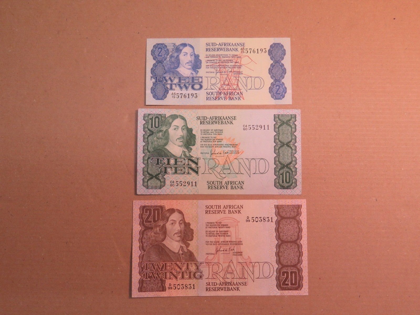 Banknoten: Banknoten Südafrika – Gebraucht aus Glarus von Peterpan5